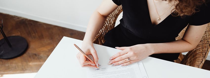 Firma de un documento