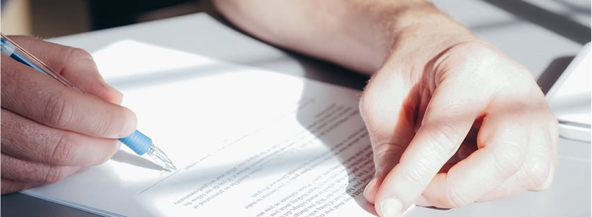 Imagen de la firma de un documento