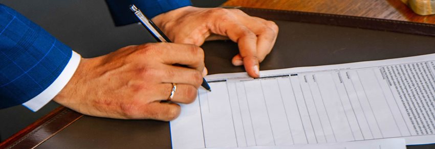 Firma de un documento