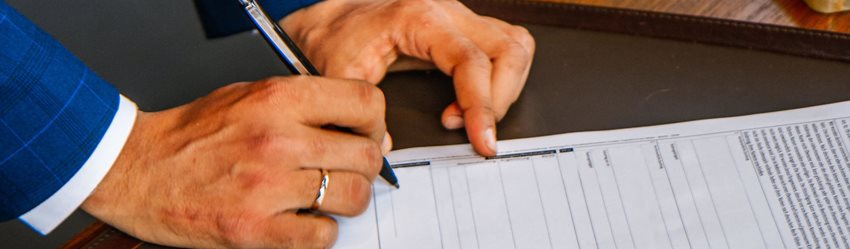 Firma de un documento